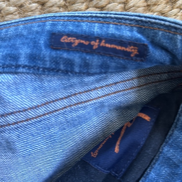 Citizens of Humanity Bootcut Low Rise Jeans with H logo back pockets👖 size 31 - Picture 4 of 7